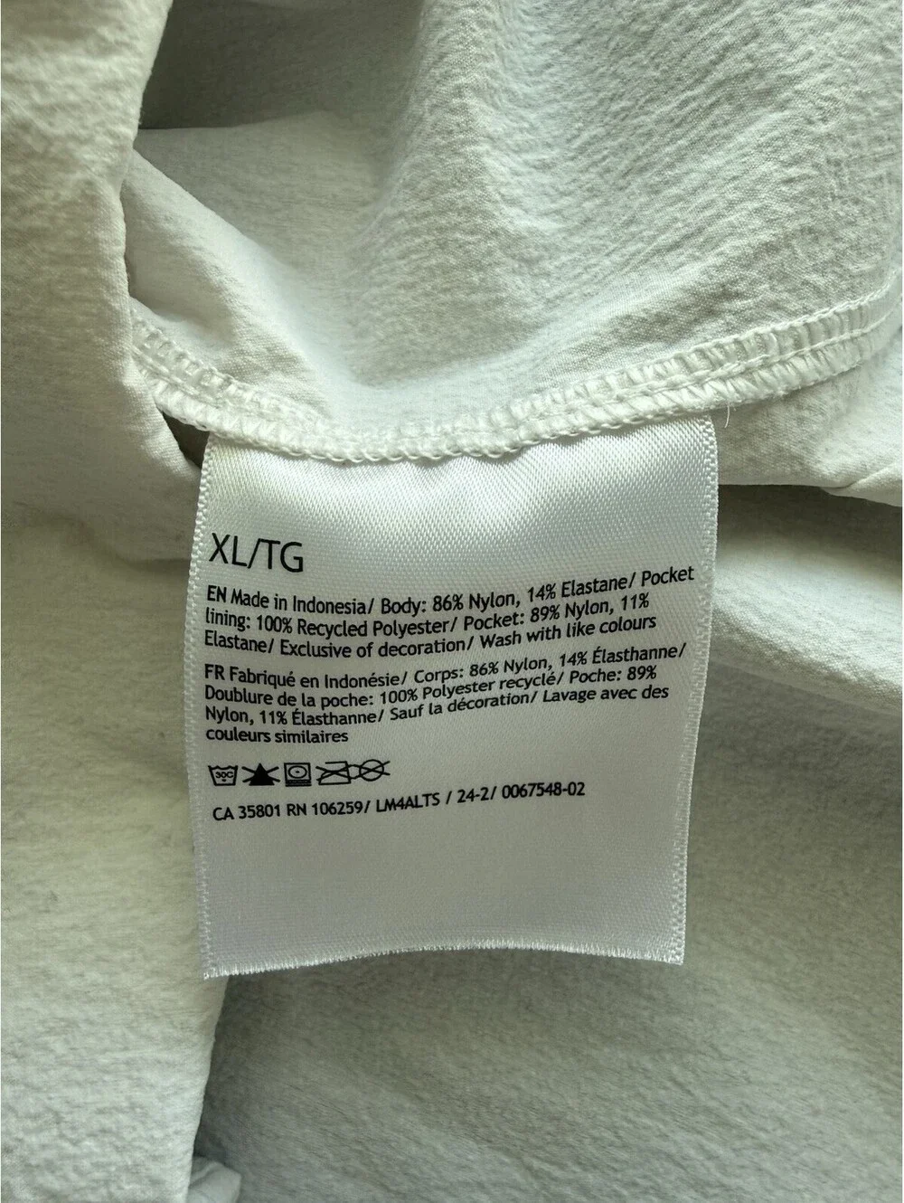 Lululemon Sojourn Windbreaker Jacket Windmill White/Cream Size XL